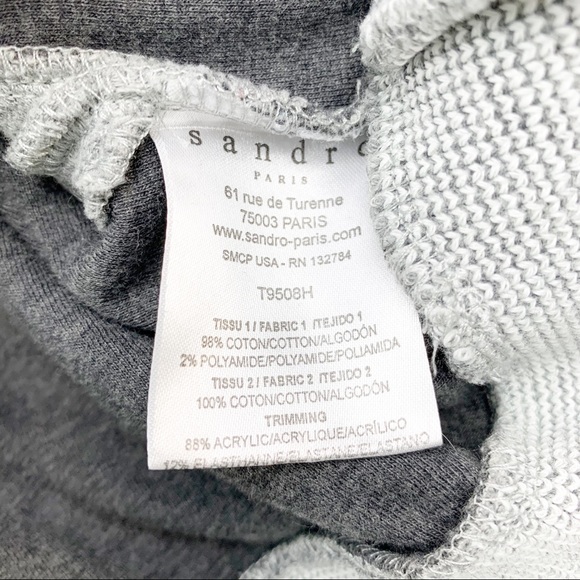 SANDRO Paris Cowl Neck Sweater S - Picture 5 of 7